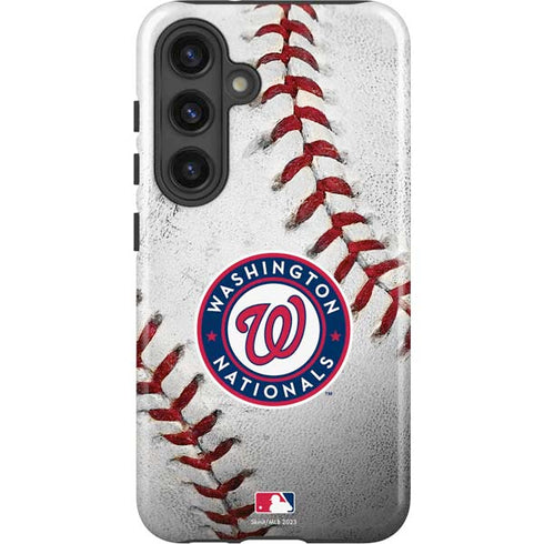 MLB Washington Nationals Game Ball Galaxy S25 Impact Case